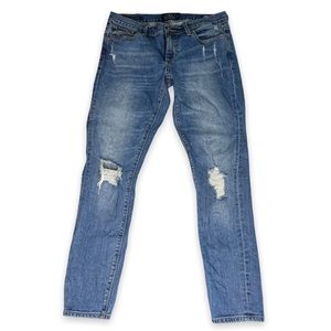 Lucky Brand Charlie Skinny Distressed Ankle Jeans
